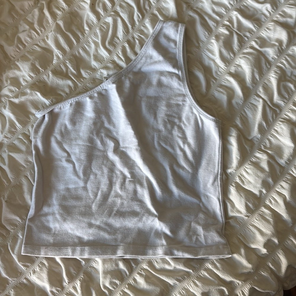 Brandy Melville one shoulder crop tank